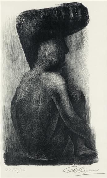 DAVID A. SIQUEIROS Two lithographs.